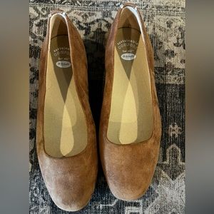 Dr Scholl’s Wexley Ballet Flat Sz 8.5 Brown Foam Footbed